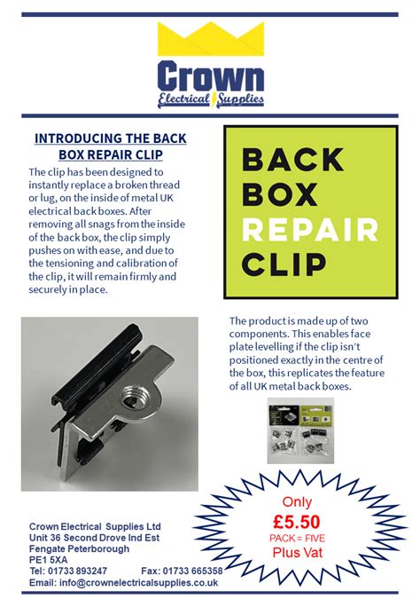 electrical back box repair kit|socket back box thread repair.